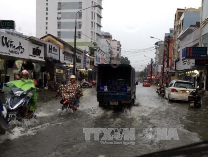 Trong những ngày tới, khu vực Thừa Thiên - Huế đến Bình Định sẽ có mưa to đến rất to. Ảnh: Quốc Việt/TTXVN